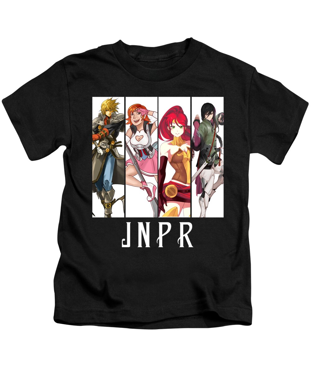 Retro RWBY Anime Characters JNPR Team Gifts Idea by Lotus Leafal