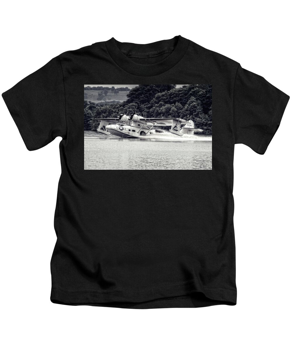 Raf Kids T-Shirt featuring the photograph Home From Patrol by Martyn Boyd