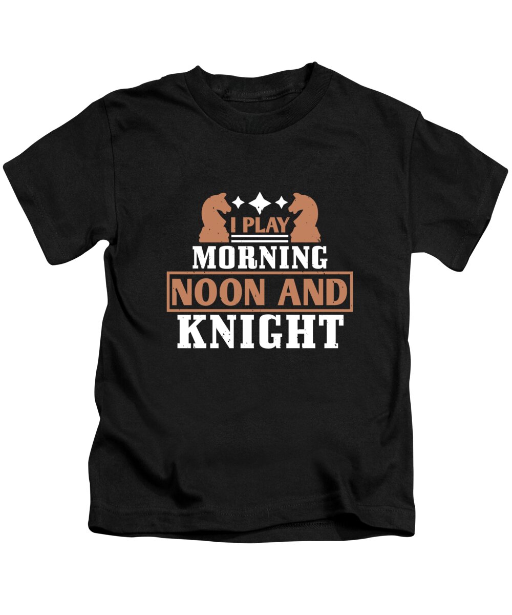 Queen Kids T-Shirt featuring the digital art I Play Morning Noon And Knight by Jacob Zelazny