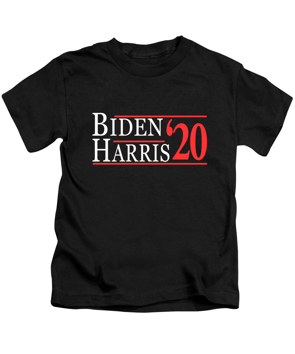 Election Kids T-Shirt featuring the digital art Joe Biden Kamala Harris 2020 by Flippin Sweet Gear