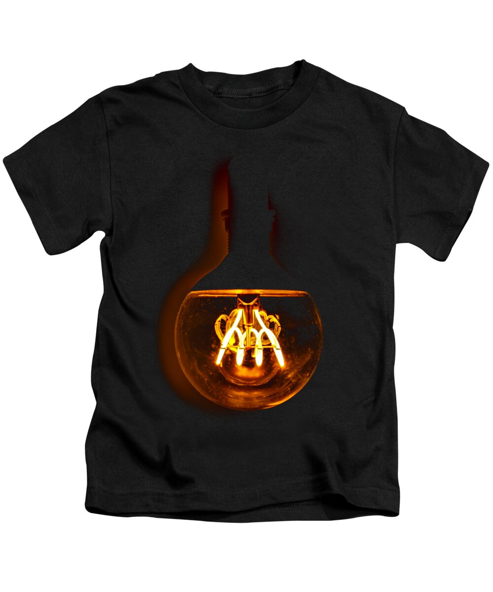 Light Bulb Kids T-Shirt featuring the photograph Light Bulb by Weston Westmoreland