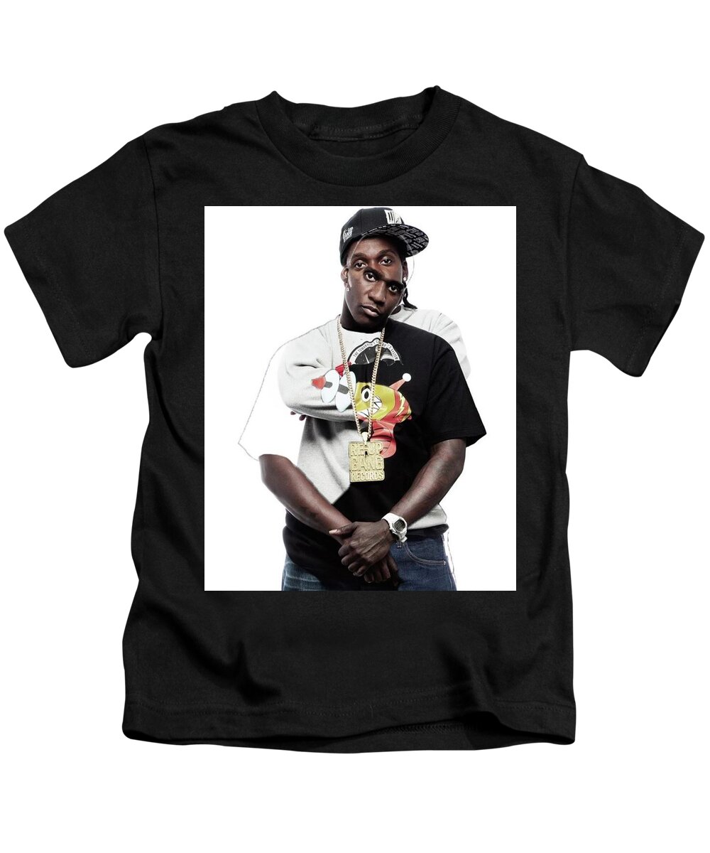 Hiphop Kids T-Shirt featuring the digital art Lord Willin by Corey Wynn