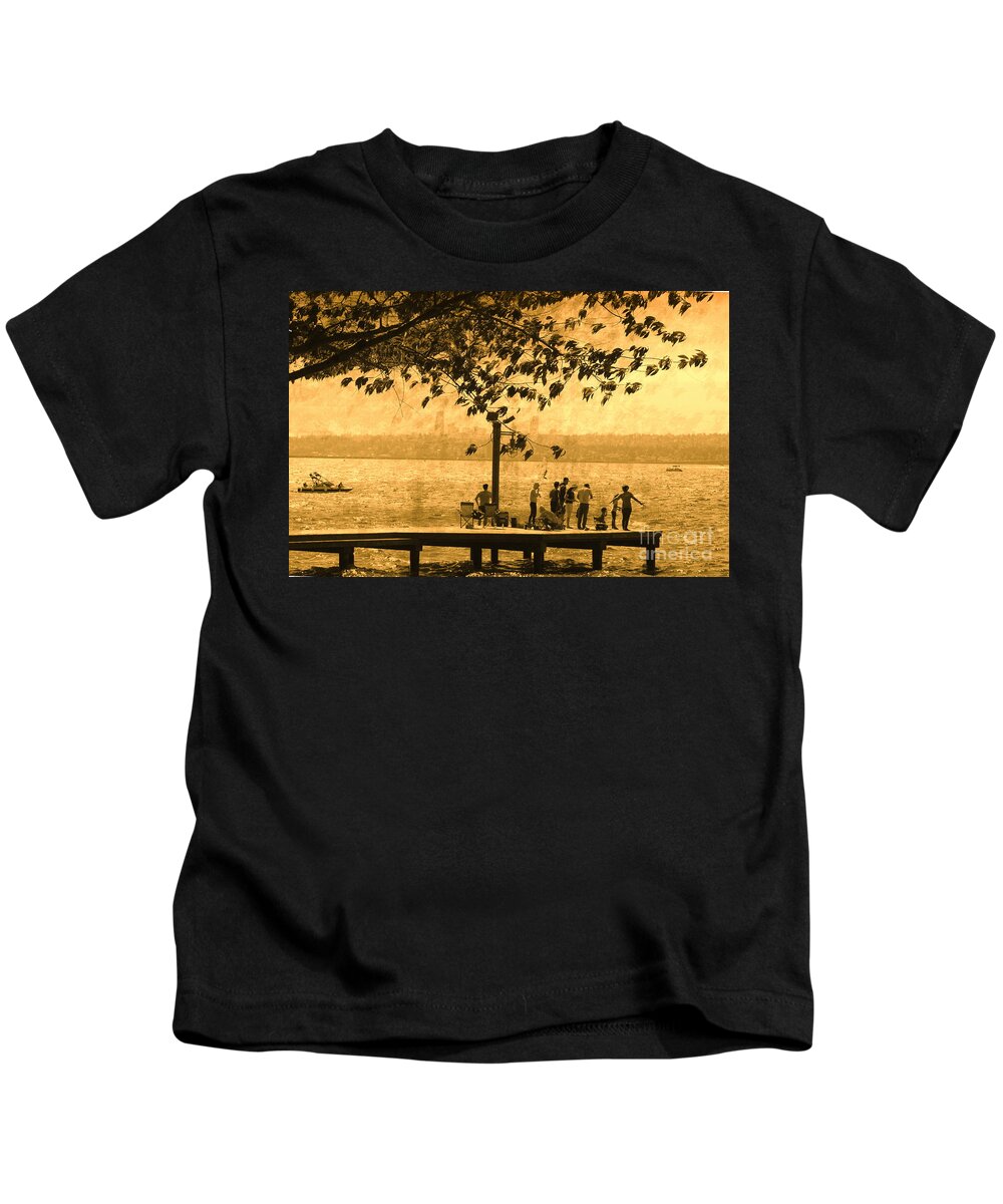 Summer Kids T-Shirt featuring the photograph Love Those Hazy Crazy Summer Days by Sea Change Vibes