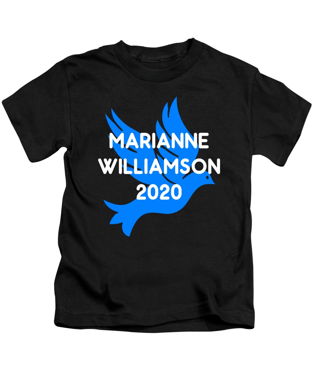 Election Kids T-Shirt featuring the digital art Marianne Williamson For President 2020 by Flippin Sweet Gear