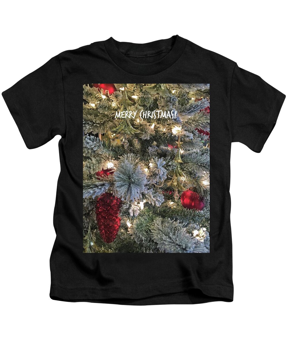 Christmas Kids T-Shirt featuring the photograph Merry Christmas #3 by Jerry Abbott