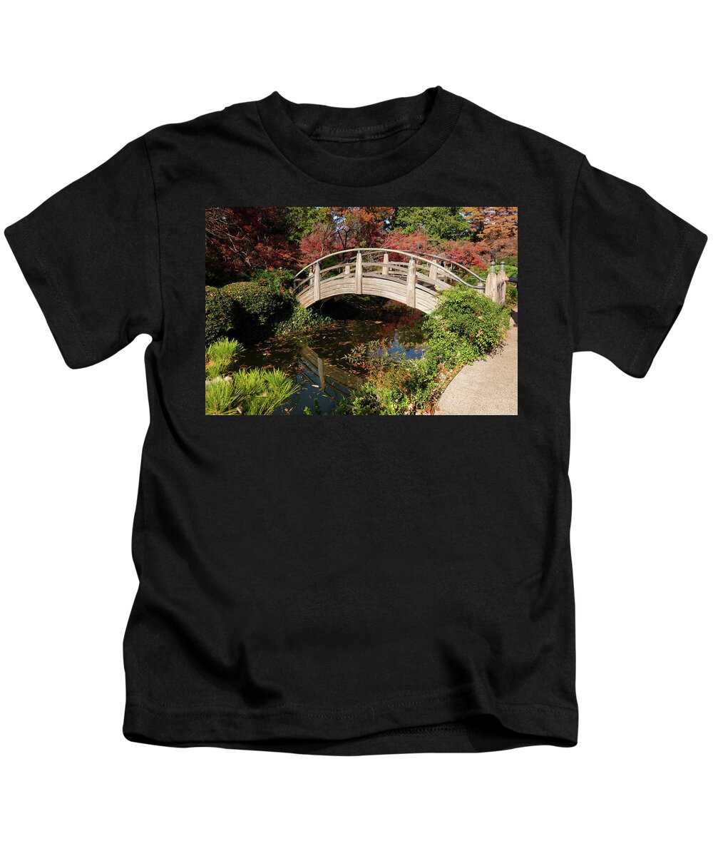 Autumn Kids T-Shirt featuring the photograph Moon Bridge II by Ricardo J Ruiz de Porras