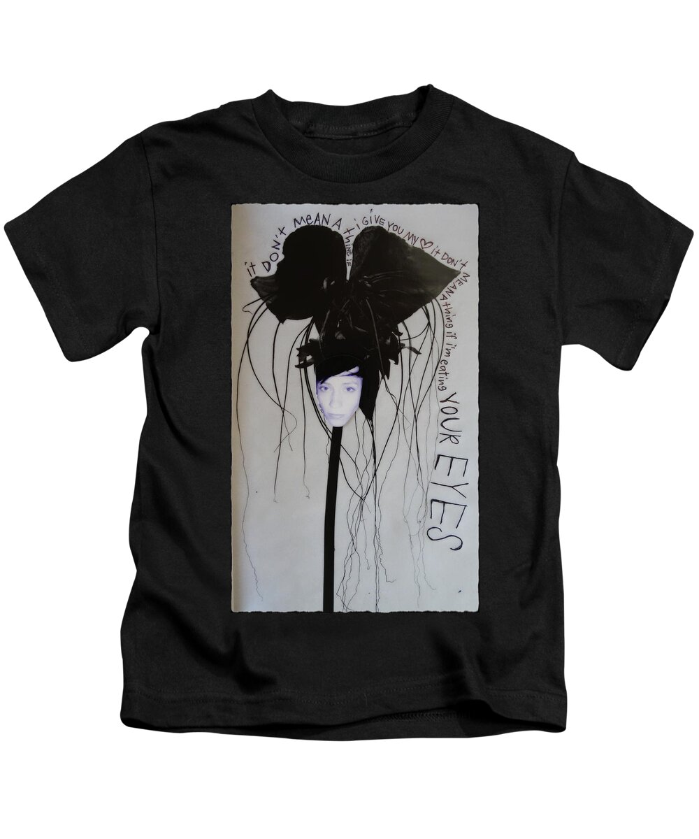 Collage Kids T-Shirt featuring the digital art No Title by Tanja Leuenberger