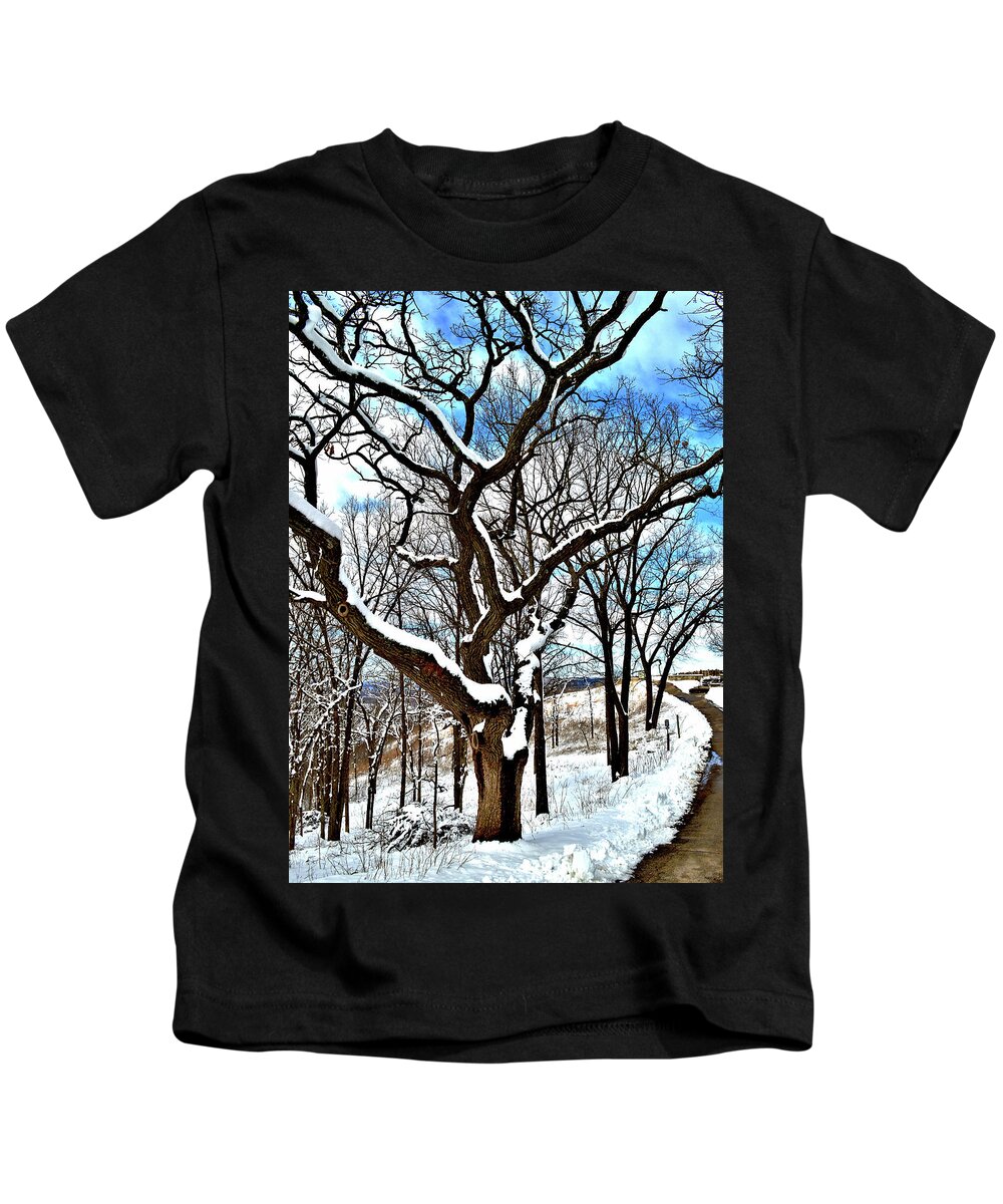 Paths Kids T-Shirt featuring the photograph Path To The Lookout by Susie Loechler