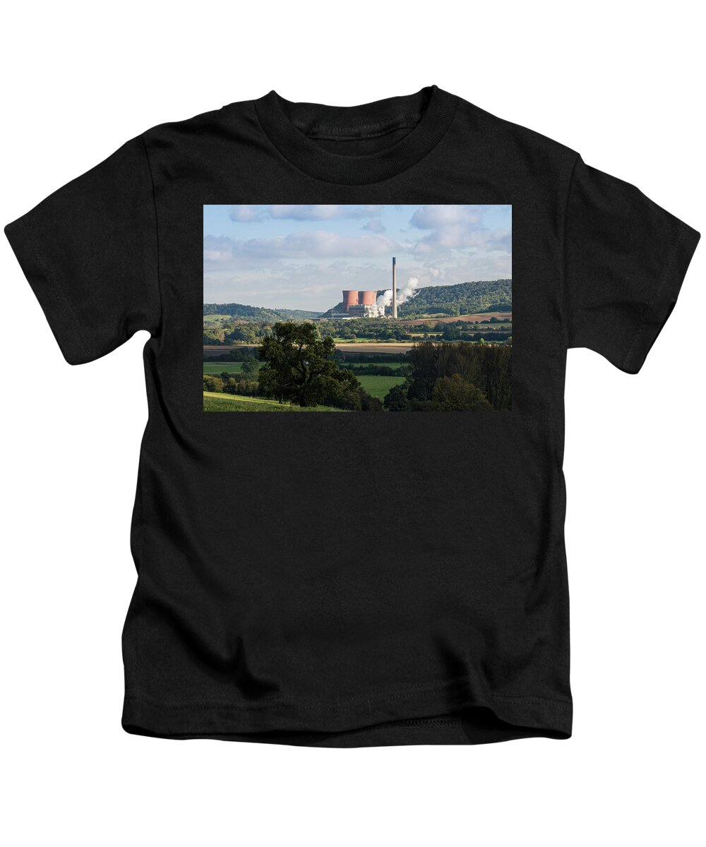 Landscape Kids T-Shirt featuring the photograph Power in the countryside by Average Images