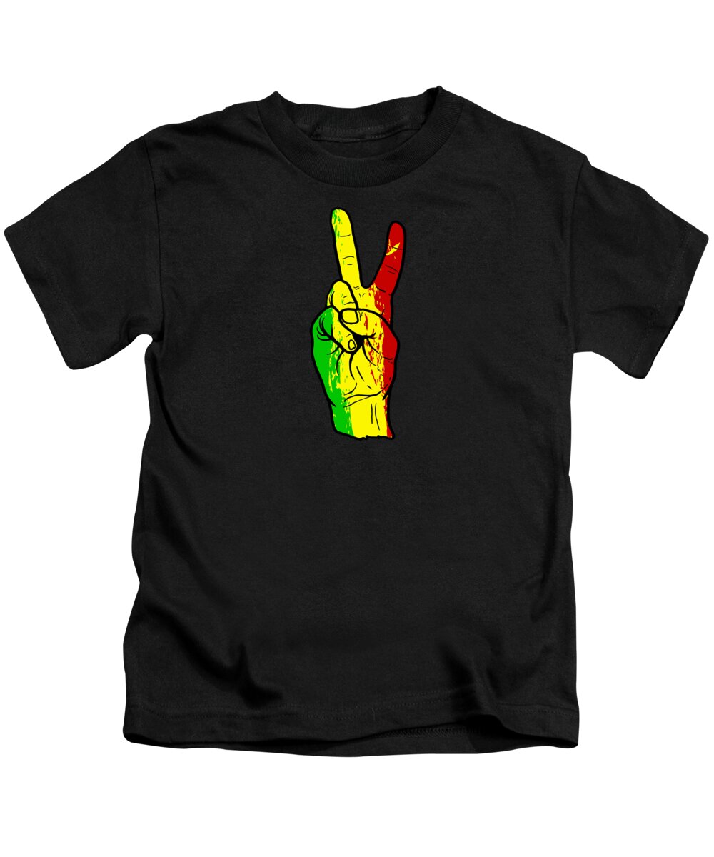 Caribbean Kids T-shirt Rasta Themed Kids T-ShirtRasta Kids T-shirt Jamaican Kids T-shirt