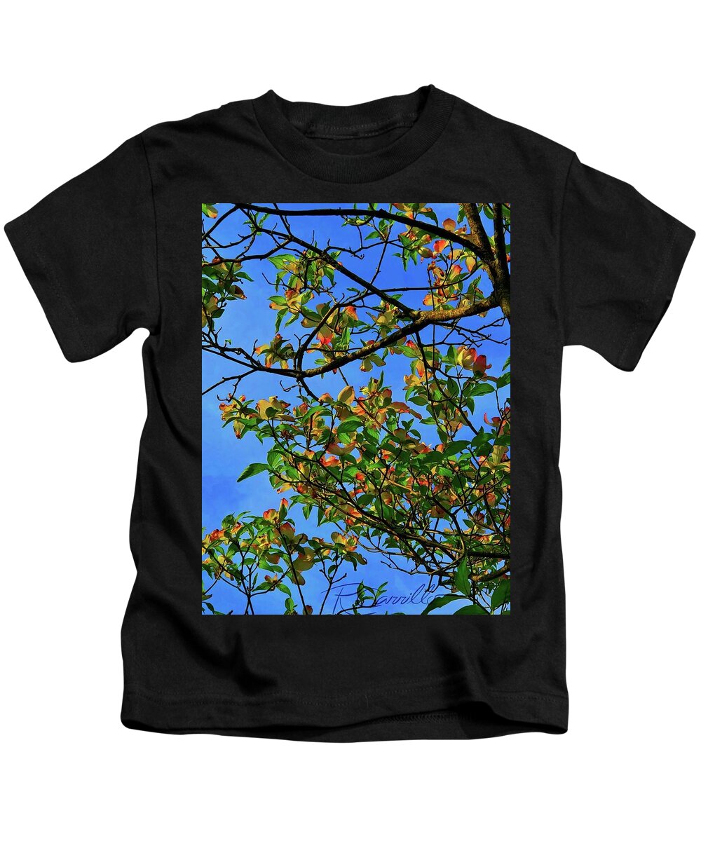 Spring Blossoms Dogwoods Kids T-Shirt featuring the photograph Spring Bling by Ruben Carrillo