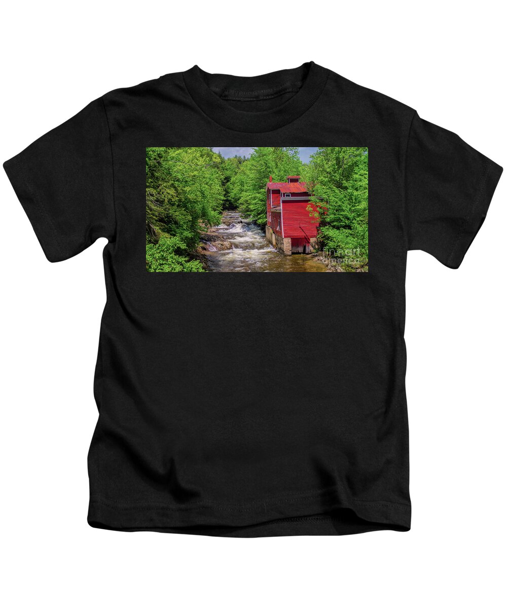 New England Kids T-Shirt featuring the photograph Spring in Johnson Vermont by New England Photography