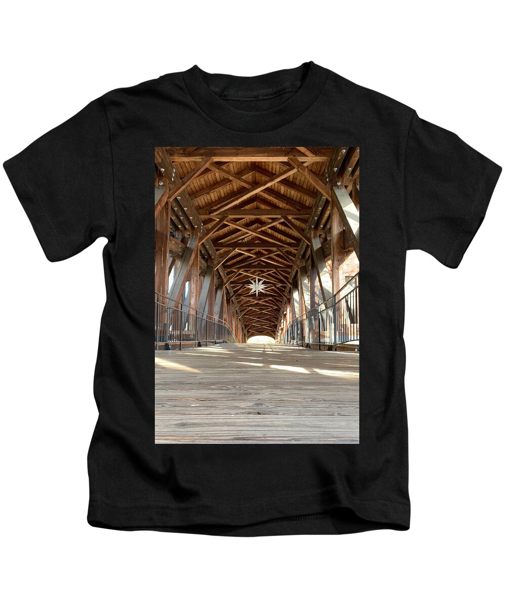 Old Kids T-Shirt featuring the photograph Star Bridge by Lee Darnell