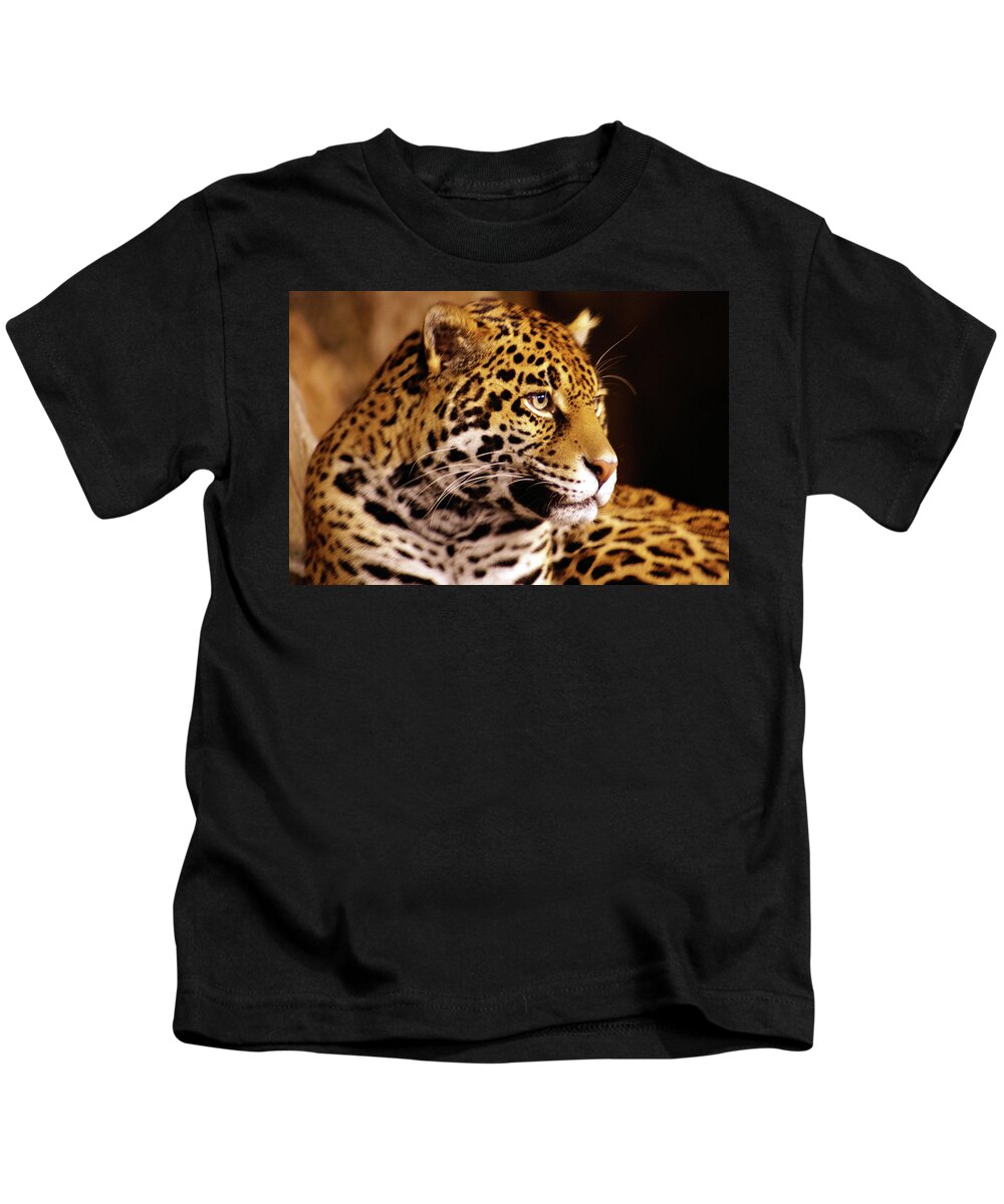 Milwaukee County Zoo Kids T-Shirt featuring the photograph Stella, profile by Deb Beausoleil