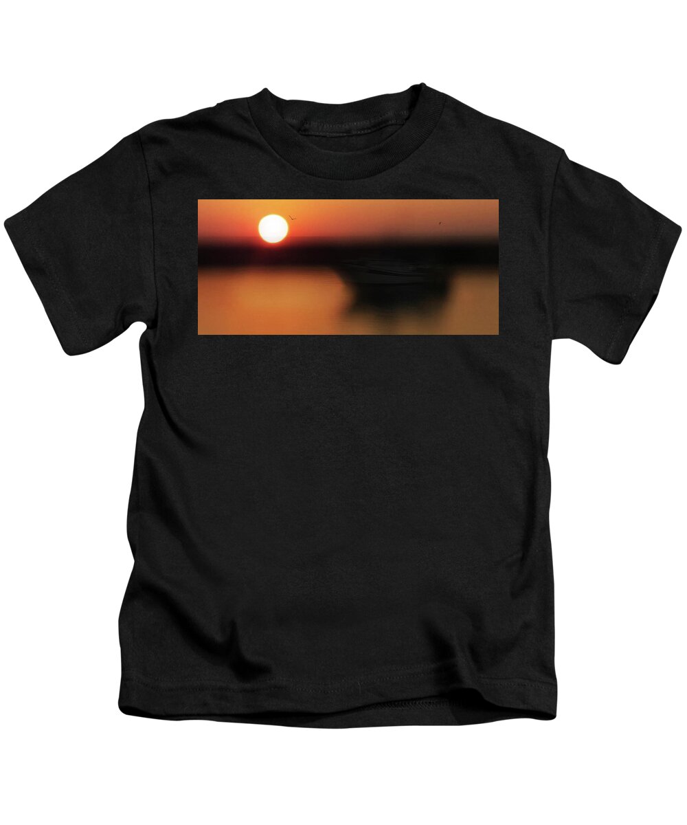 Sunrise Kids T-Shirt featuring the photograph Sunrise At The Harbour by Al Fio Bonina