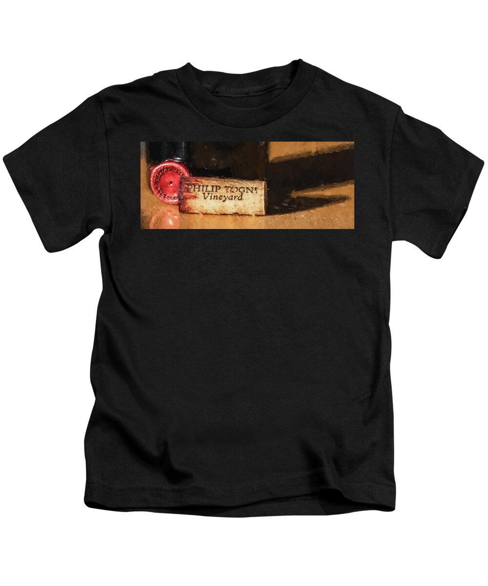 Cabernet Sauvignon Kids T-Shirt featuring the photograph Togni Wine 11 by David Letts