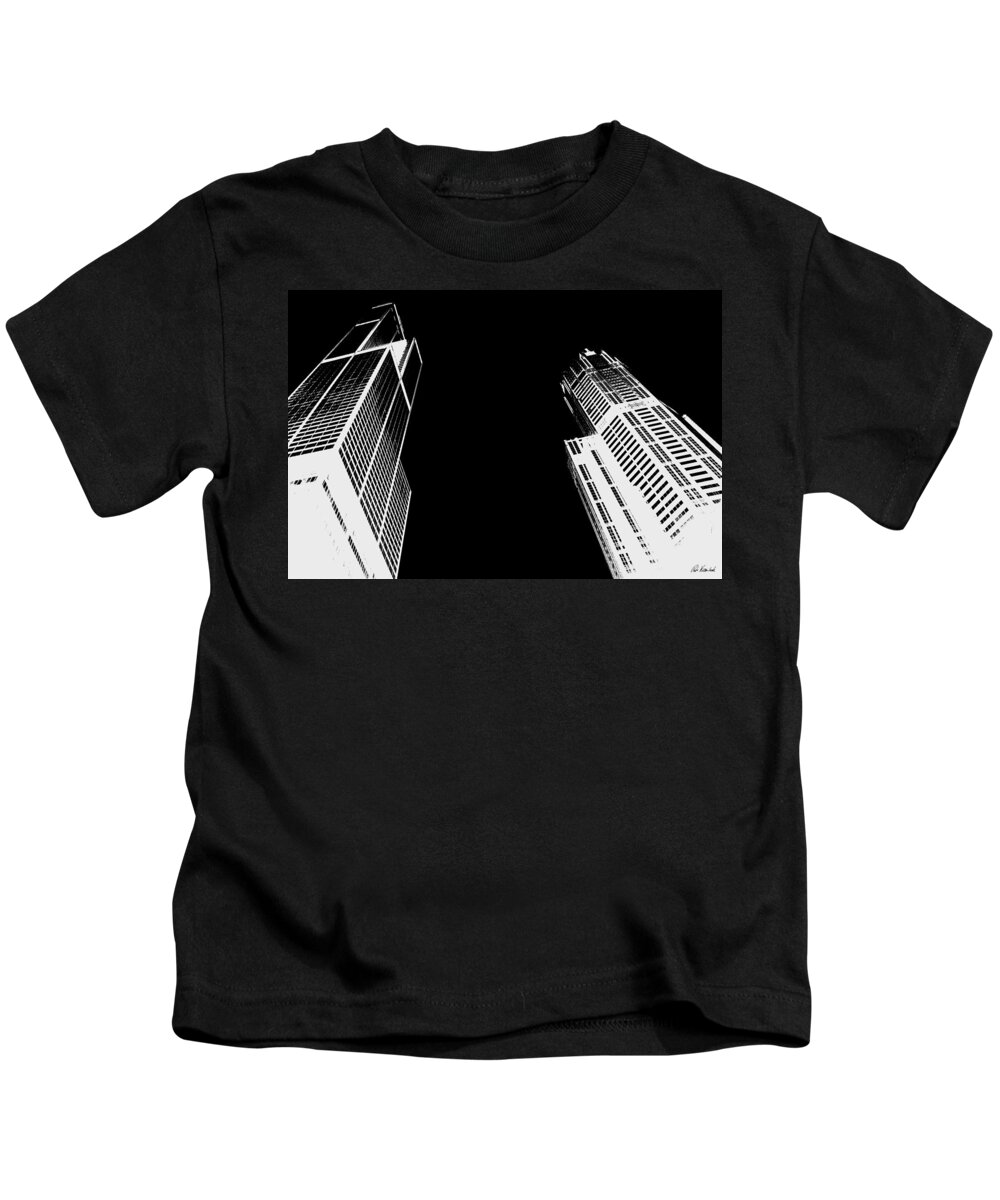 Towers Kids T-Shirt featuring the photograph Towers by Peter Kraaibeek