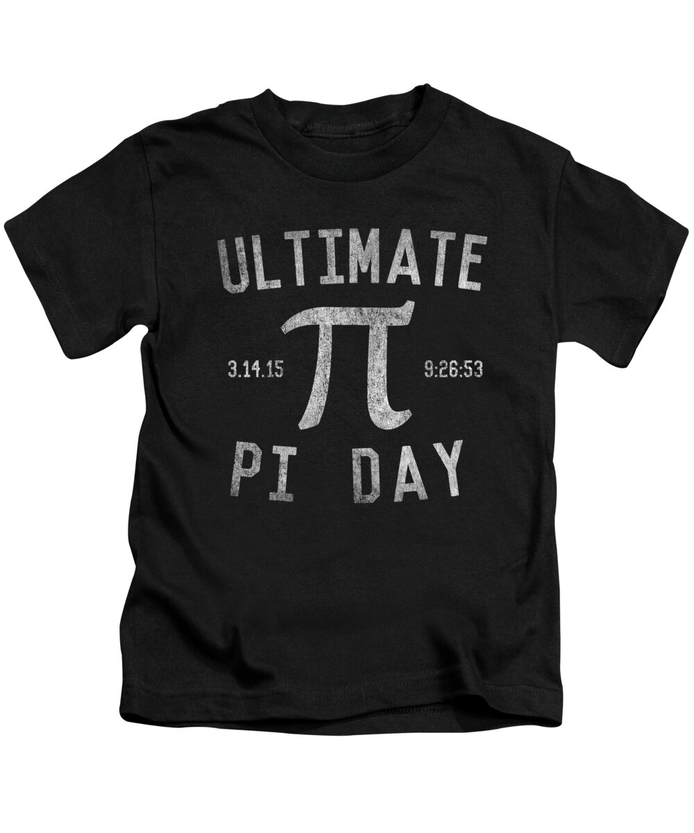 Funny Kids T-Shirt featuring the digital art Ultimate Pi Day Retro by Flippin Sweet Gear