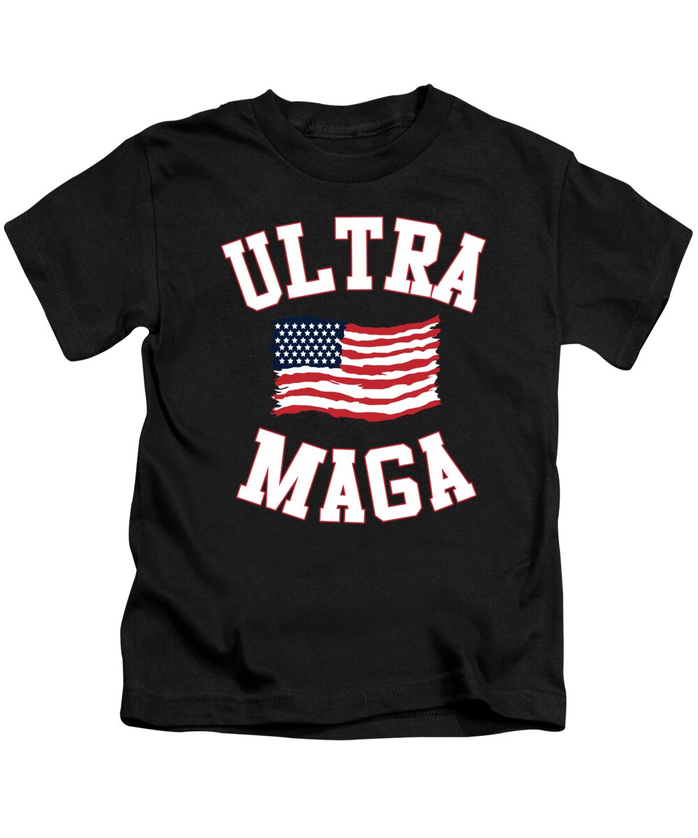 Cool Kids T-Shirt featuring the digital art Ultra MAGA by Flippin Sweet Gear