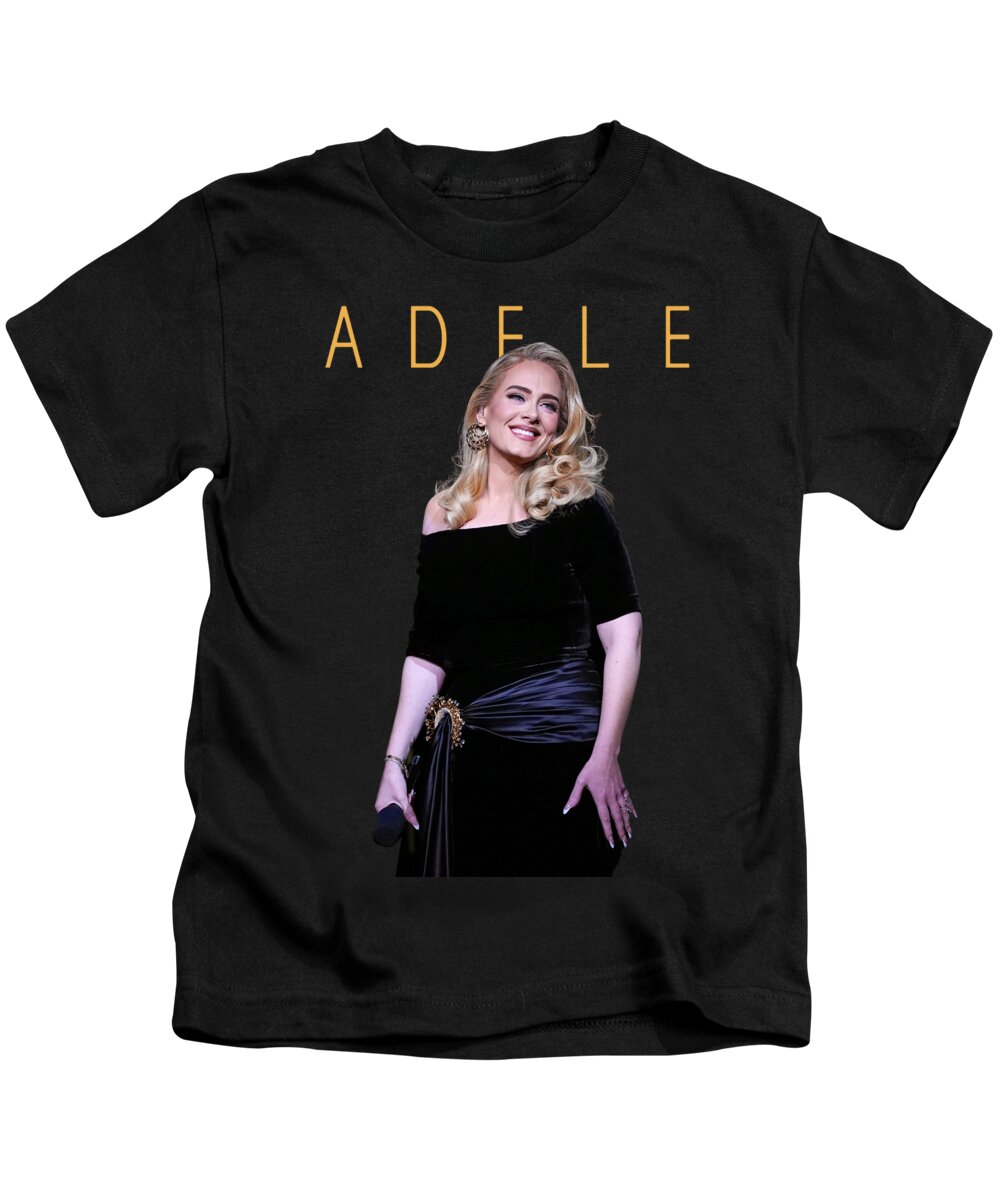 Weekends With Adele At The Colosseum Las Vegas Tour Date 2023 Yp55 Kids T-Shirt featuring the digital art Weekends With Adele Yp55 by Yuniar P