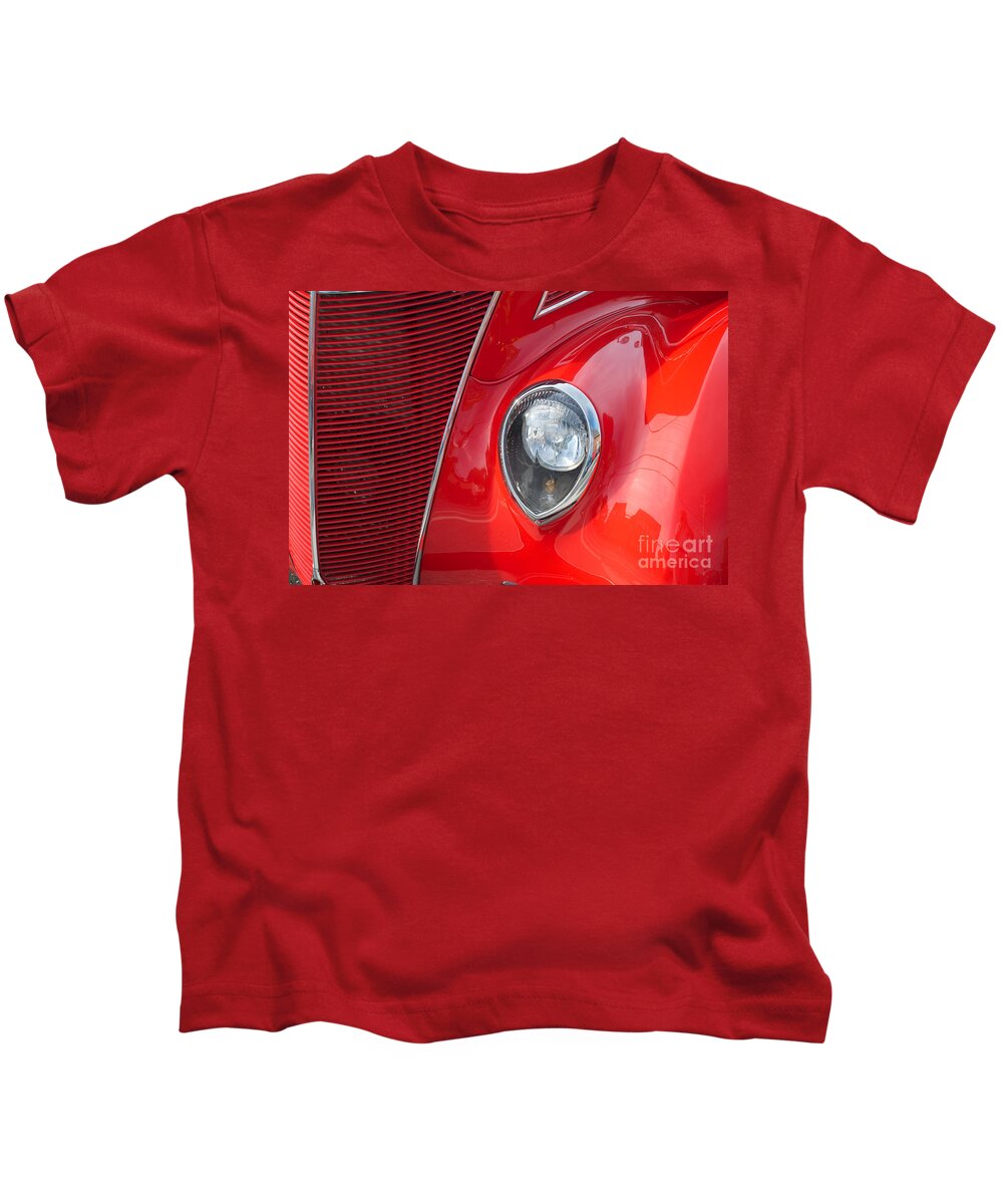 4th Annual Kids T-Shirt featuring the photograph 1937 Ford Sedan by Mark Dodd