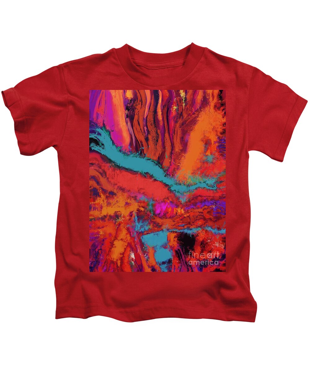 Altitude Kids T-Shirt featuring the digital art Altitude by Keith Mills