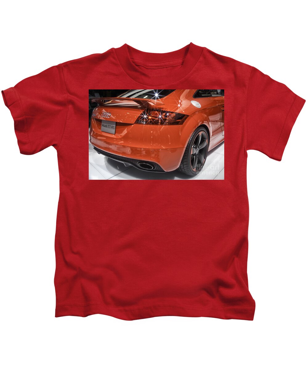 Automobiles Kids T-Shirt featuring the photograph Audi TT RS by Timothy Hacker