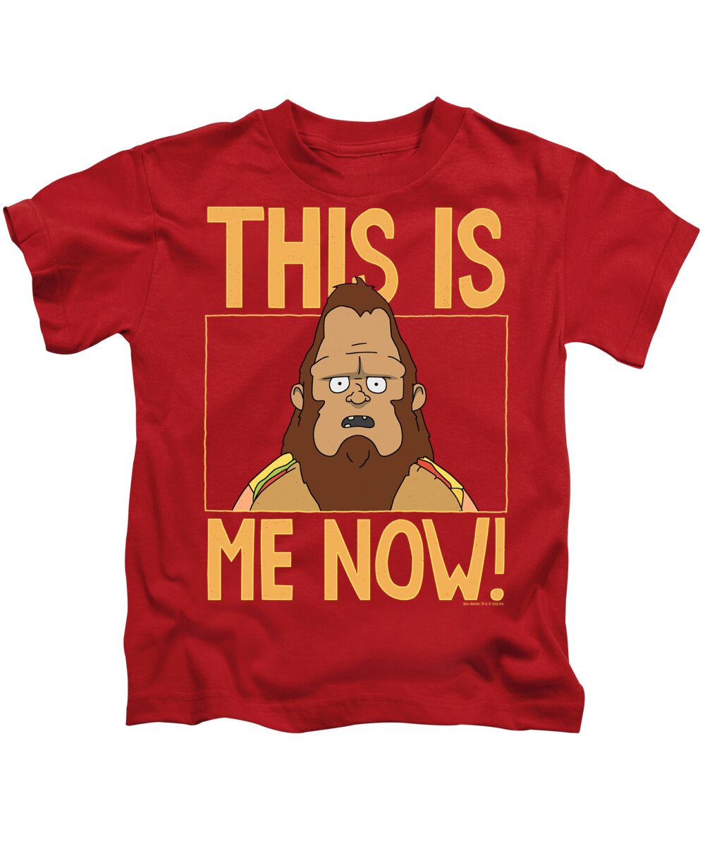  Kids T-Shirt featuring the digital art Bobs Burgers - This Is Me by Brand A