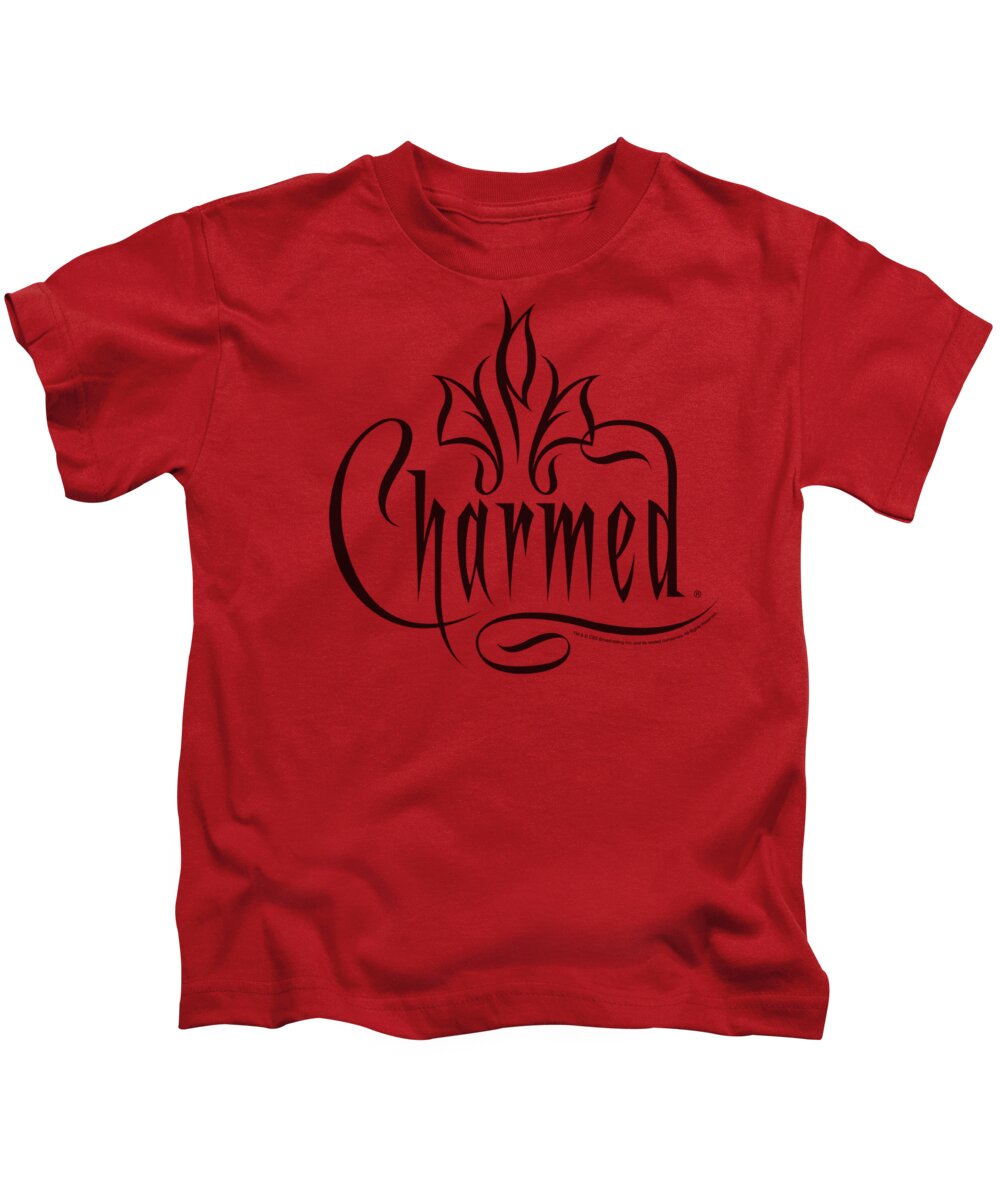 Charmed Kids T-Shirt featuring the digital art Charmed - Charmed Logo by Brand A