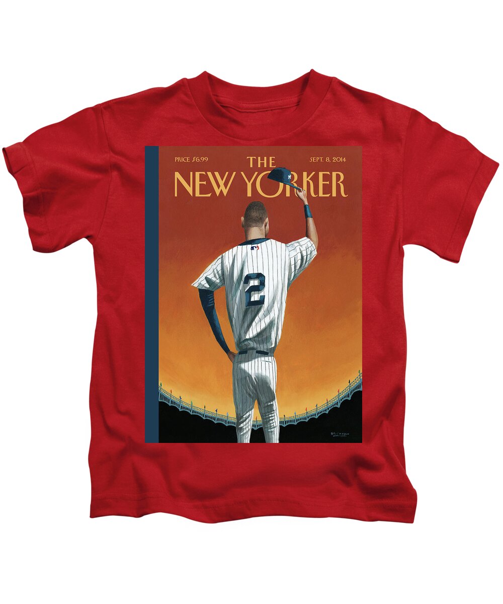 Derek Jeter Bows Out Kids T-Shirt