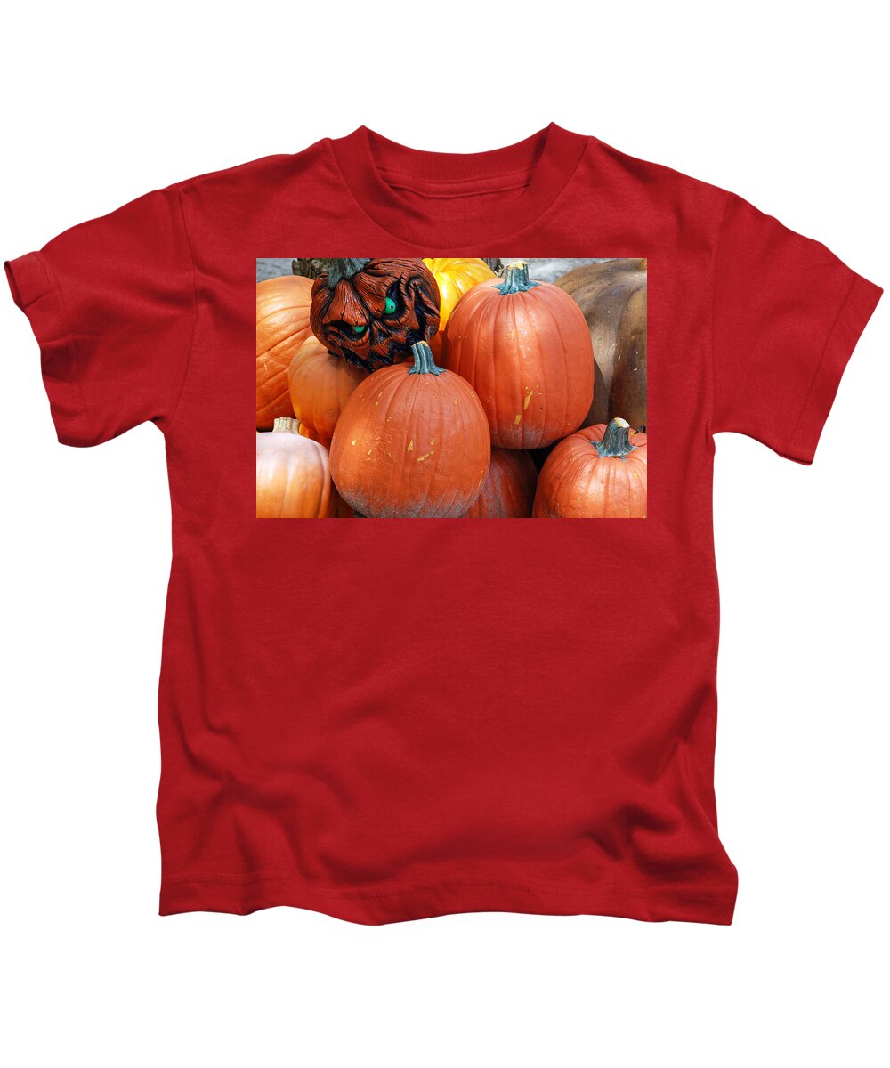 Scary Kids T-Shirt featuring the photograph Halloween Goblin by Aimee L Maher ALM GALLERY