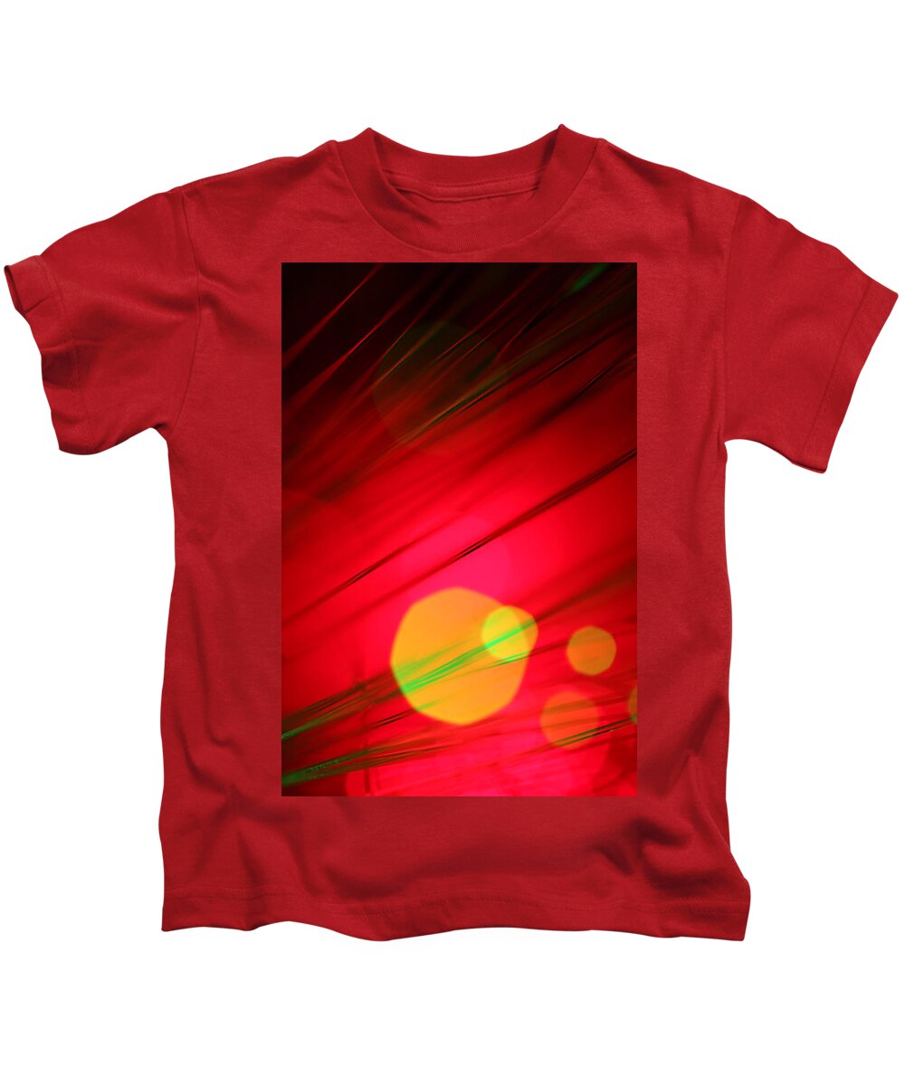 Abstract Kids T-Shirt featuring the photograph Here Comes the Sun by Dazzle Zazz