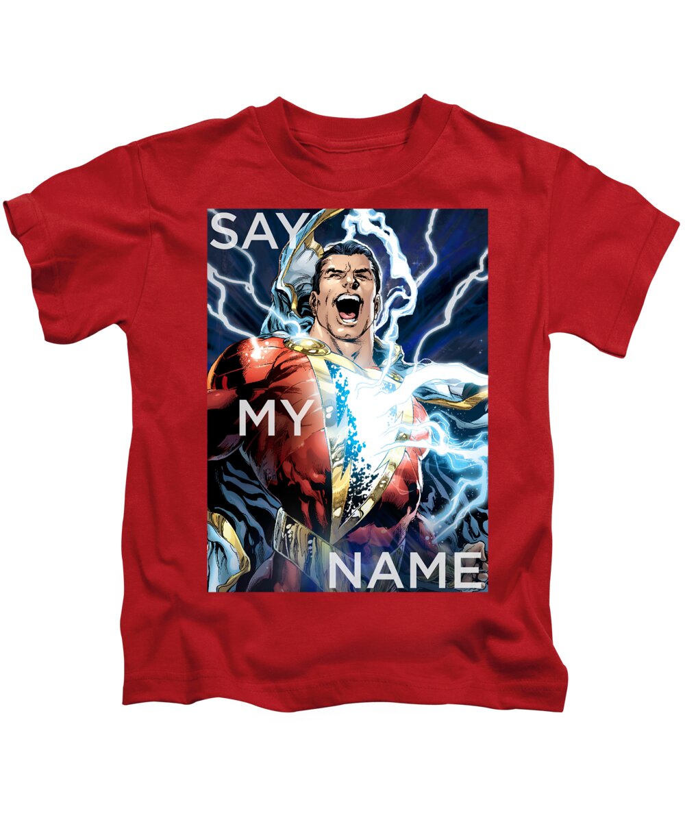  Kids T-Shirt featuring the digital art Jla - Say My Name by Brand A