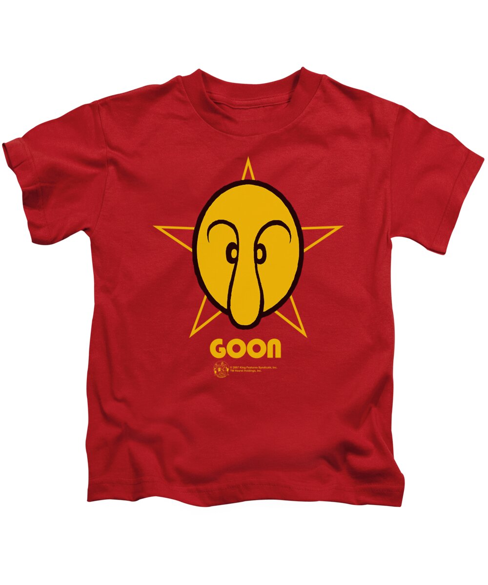 Popeye Kids T-Shirt featuring the digital art Popeye - Goon by Brand A