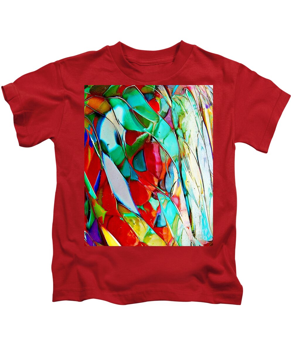 Abstract Kids T-Shirt featuring the photograph Shades Of Excitement by Marcia Lee Jones