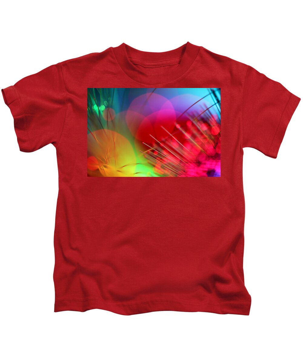 Abstract Kids T-Shirt featuring the photograph Strange Days by Dazzle Zazz