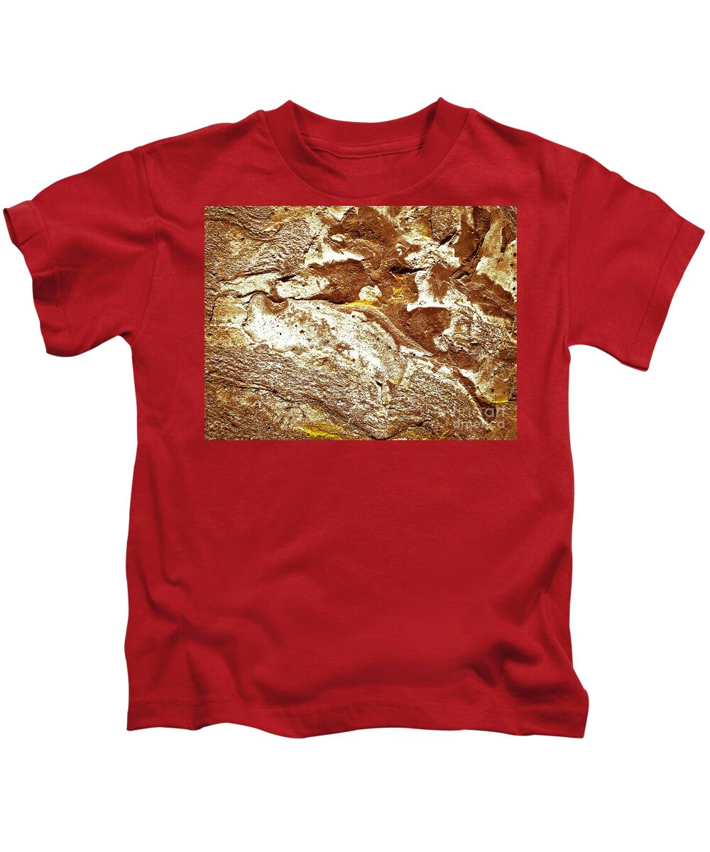 Abstract Kids T-Shirt featuring the photograph Texture No.7 Effect 10 by Fei A