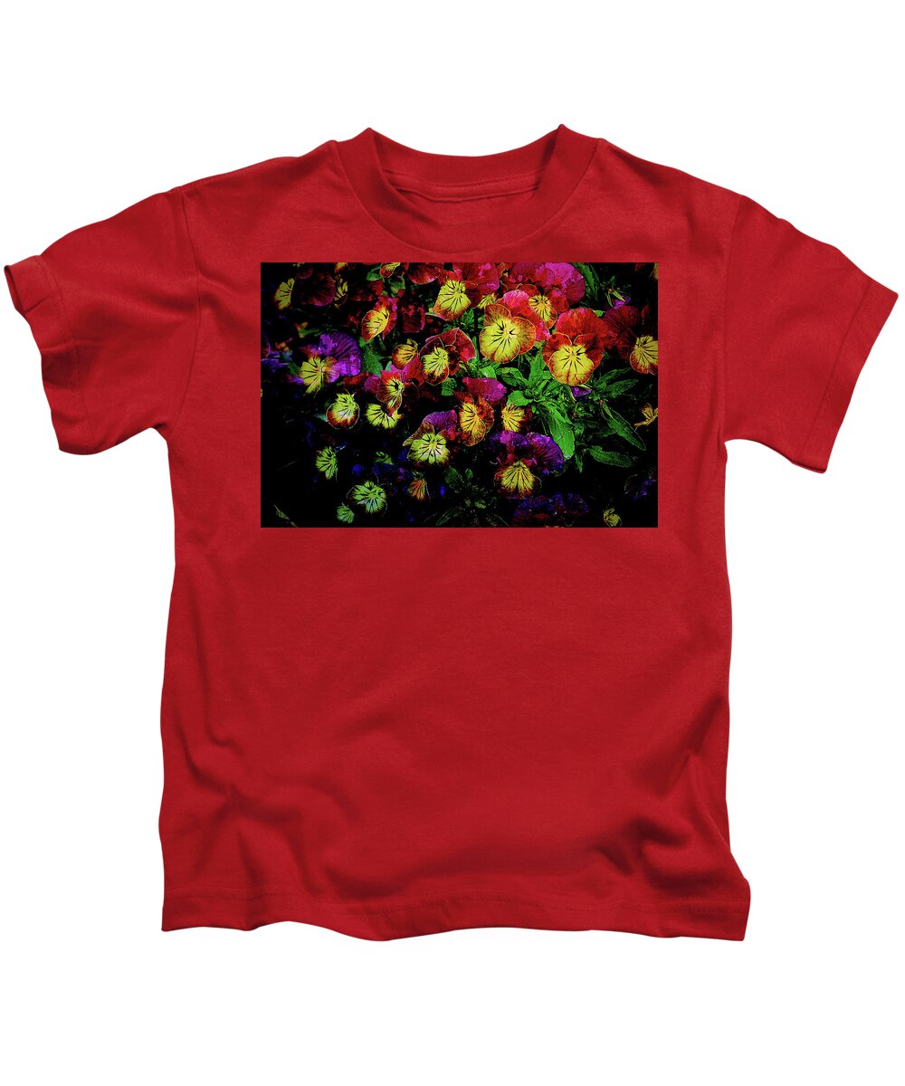 Texture Kids T-Shirt featuring the photograph Texture Flowers #31 by Prince Andre Faubert