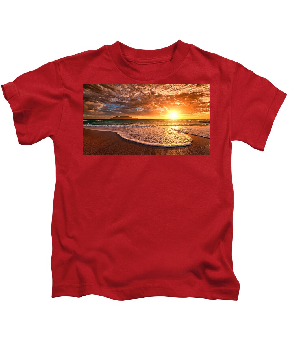 Sunrise Kids T-Shirt featuring the photograph Sunrise #4 by Mariel Mcmeeking
