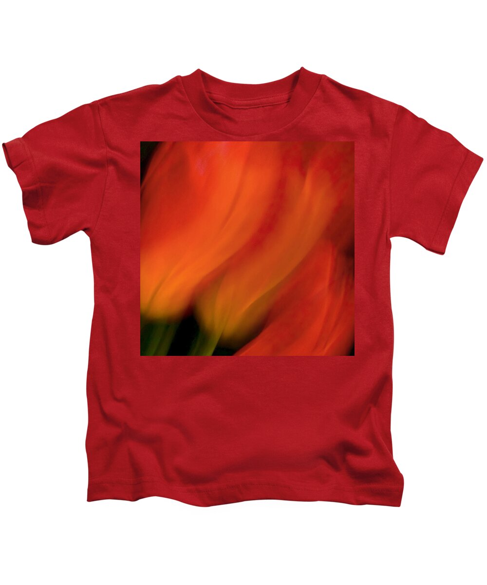 Tulip Kids T-Shirt featuring the photograph Blur de Lis by Neil Shapiro