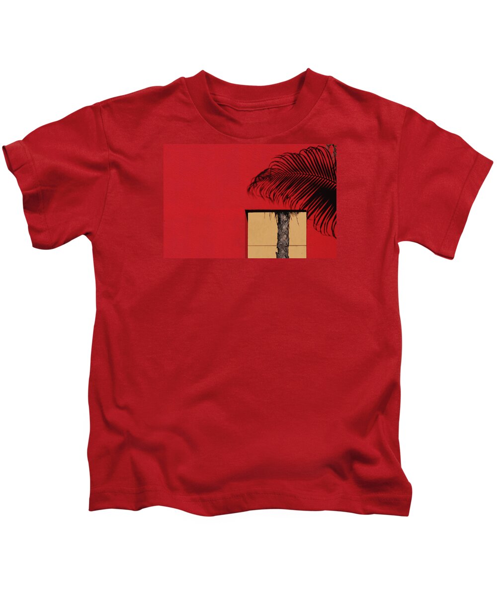 Urban Kids T-Shirt featuring the photograph Deconstructed Palm Tree by Stuart Allen