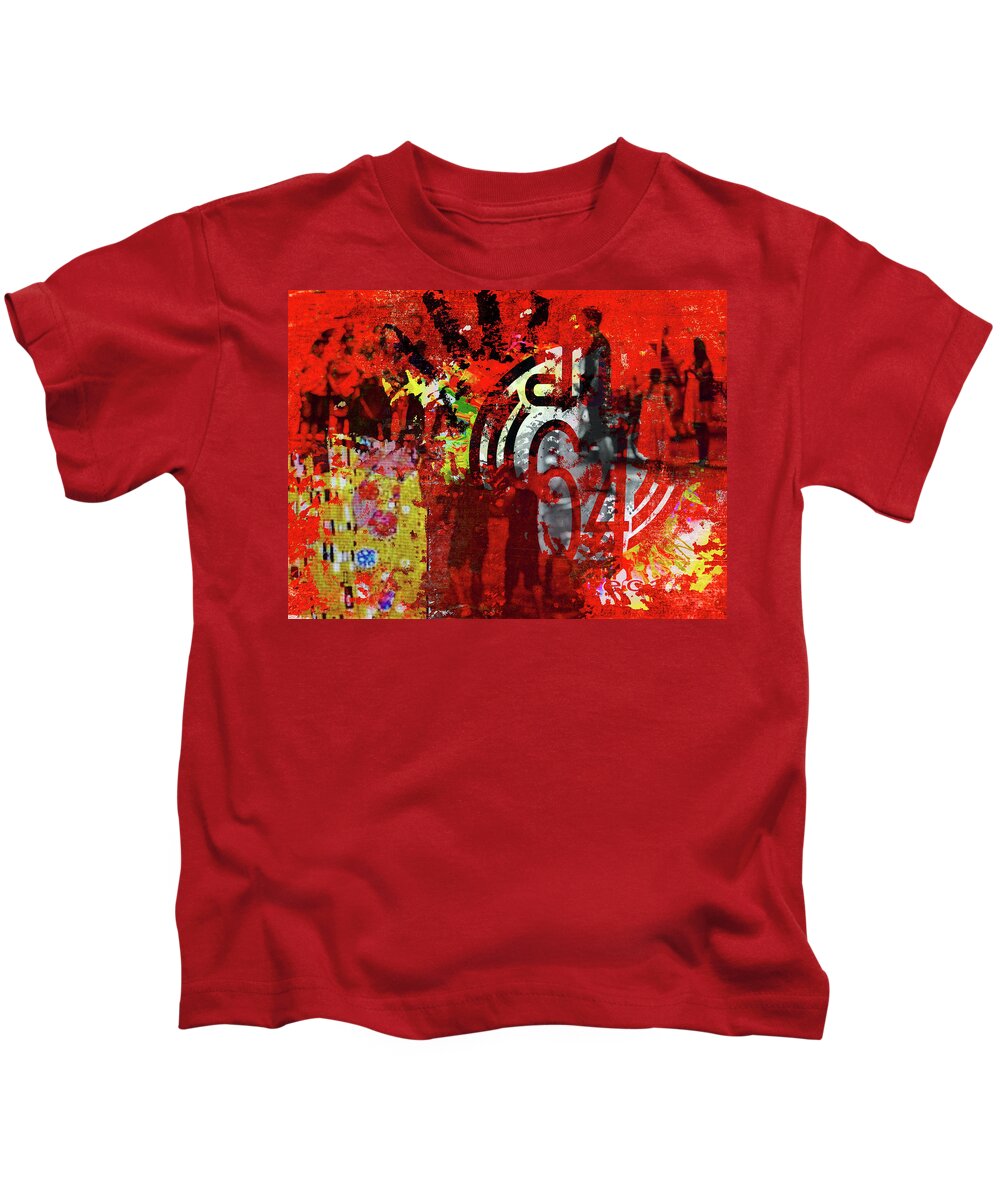 People Kids T-Shirt featuring the photograph Different people by Gabi Hampe
