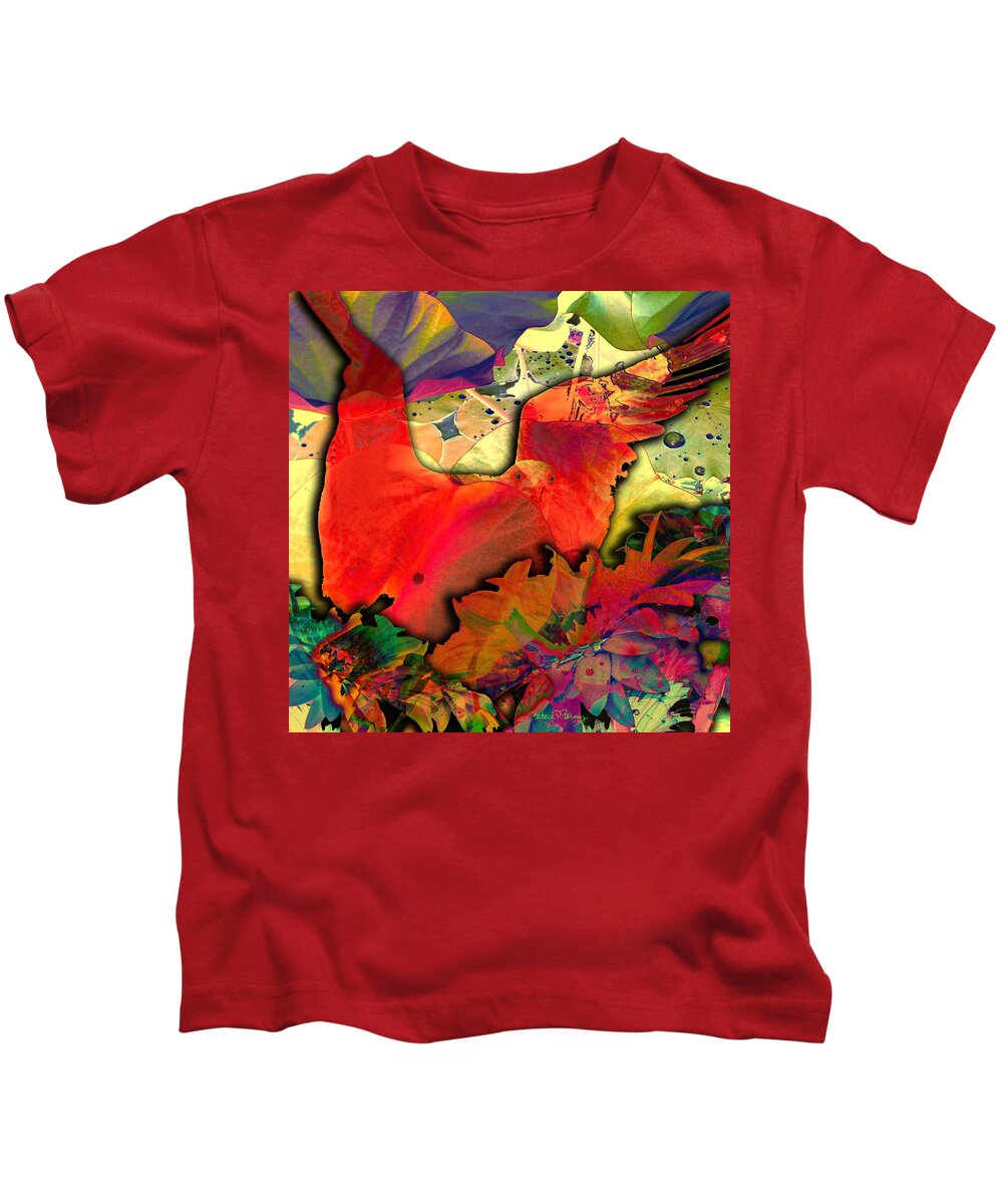 Dove Kids T-Shirt featuring the digital art Dove by Barbara Berney