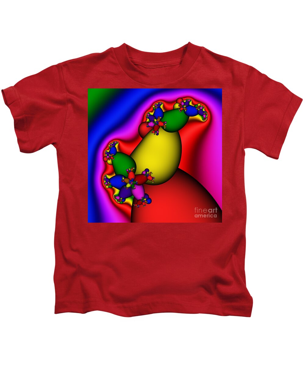 Abstract Kids T-Shirt featuring the digital art Easter Potatoes 207 by Rolf Bertram
