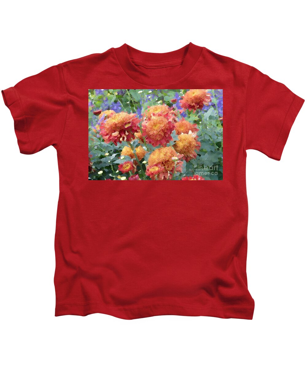 Photography Kids T-Shirt featuring the photograph Explosion of Color by Kathie Chicoine