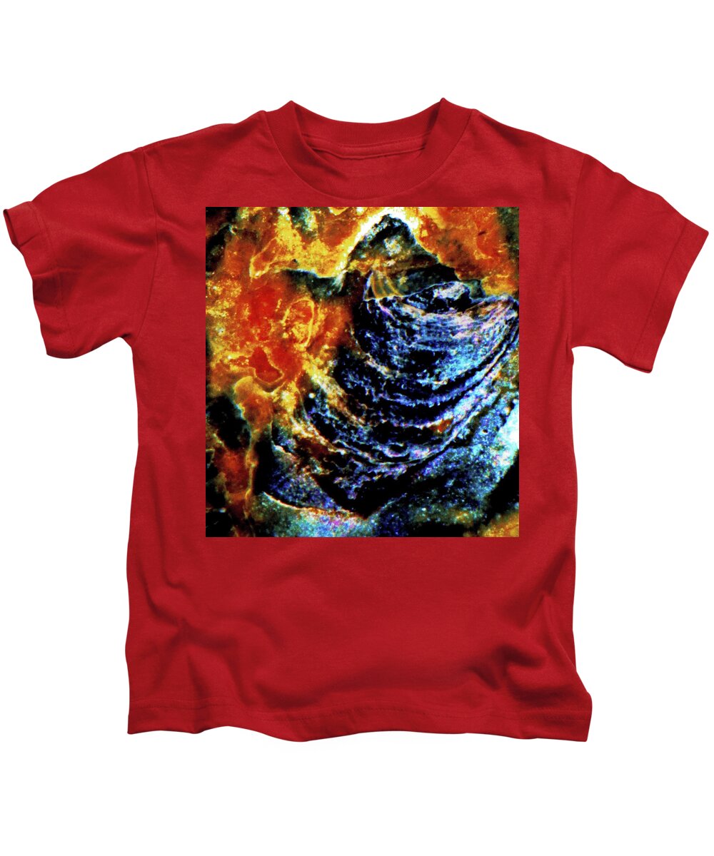 Sea Shell Kids T-Shirt featuring the photograph Lady of the Shell by Gina O'Brien