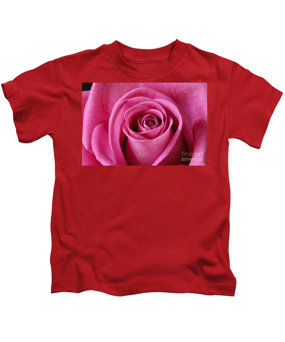 Rose Kids T-Shirt featuring the photograph Mauve rose by Colin Rayner