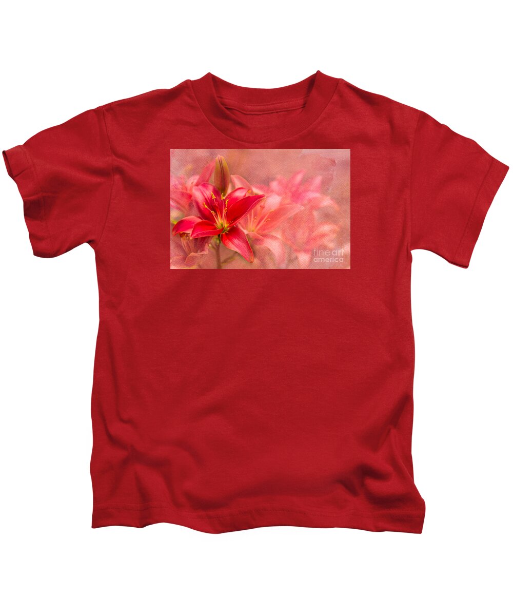 Gardens Kids T-Shirt featuring the photograph Perfect Red by Marilyn Cornwell