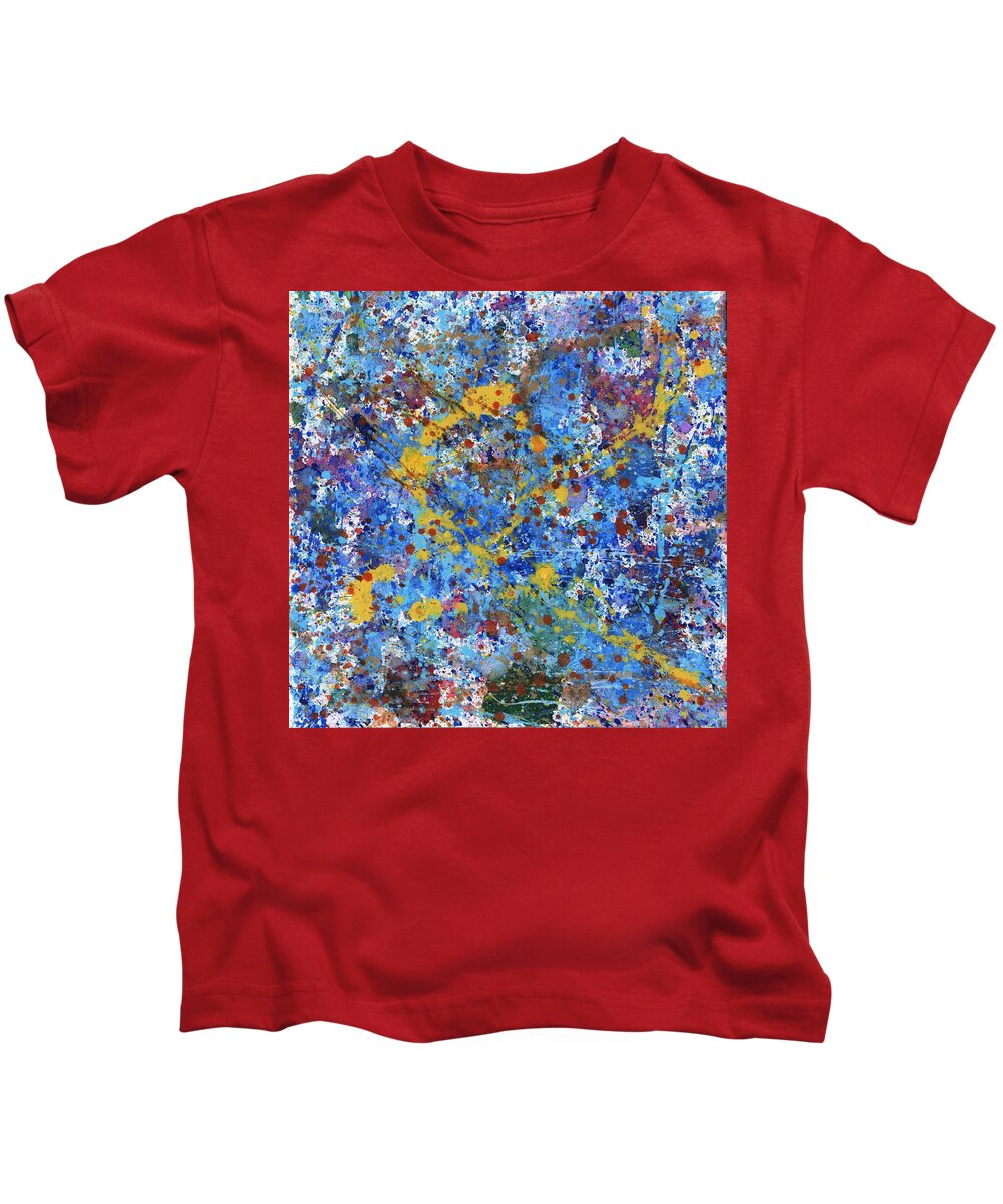 Quagmire Kids T-Shirt featuring the painting Quagmire by Phil Strang