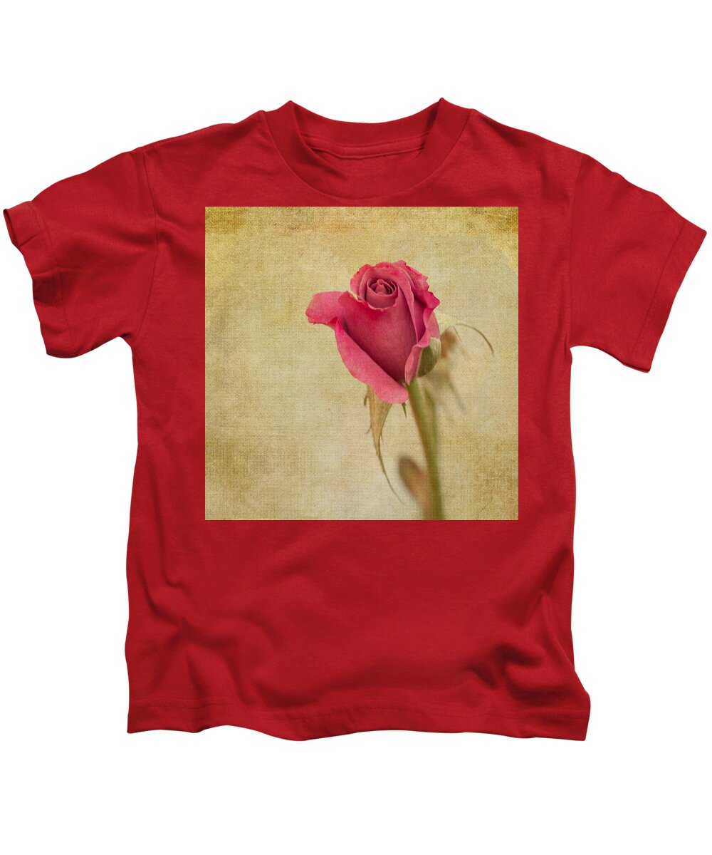 Colors Kids T-Shirt featuring the photograph Rose by Ken Mickel